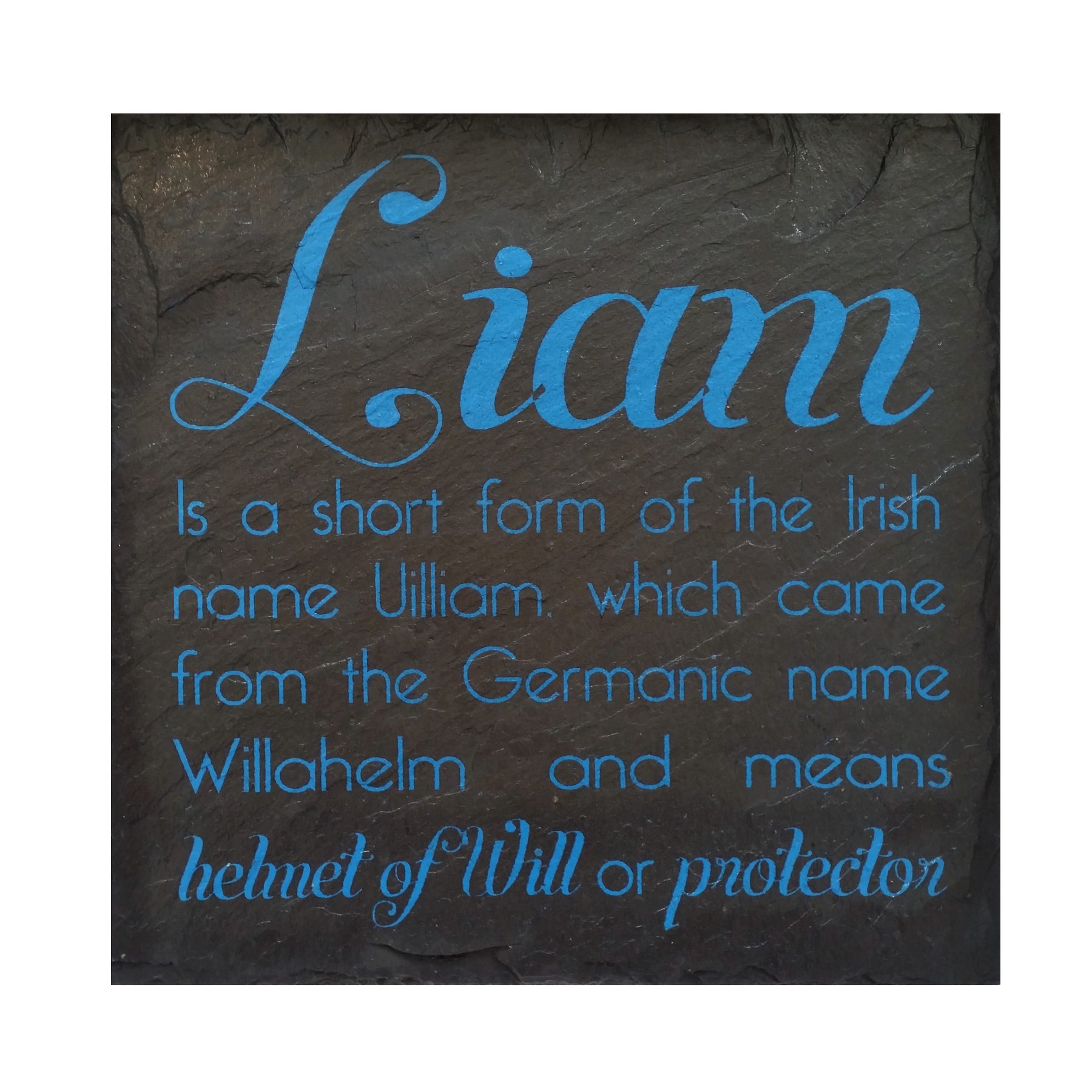 Baby Name Meaning Slate - Louise Carroll Designs